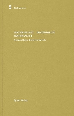 Heinz Wirz - Materialitat/Materialite/Materiality, Häftad