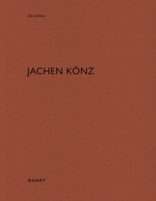 Heinz Wirz - Jachen Könz : De aedibus, Häftad
