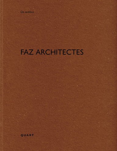 bokomslag FAZ architectes