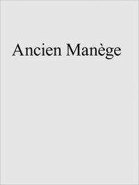 bokomslag Ancien Manège