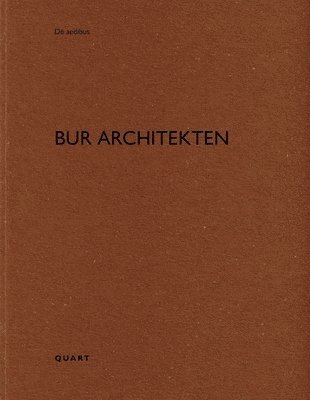 bokomslag BUR Architekten