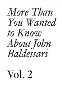 bokomslag John Baldessari