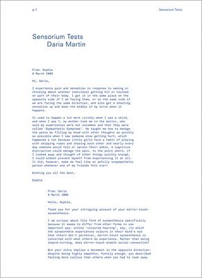 Anthony Spira - Daria Martin: Sensorium Tests, Häftad