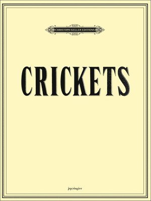 bokomslag Mungo Thomson & Michael Webster: Crickets