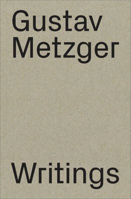 bokomslag Gustav Metzger