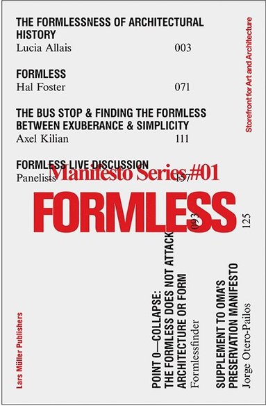 bokomslag Formless