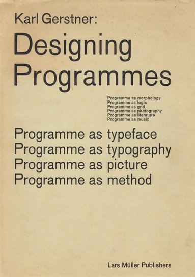 bokomslag Designing Programmes