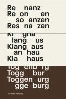 bokomslag Resonanzen: Klanghaus Toggenburg