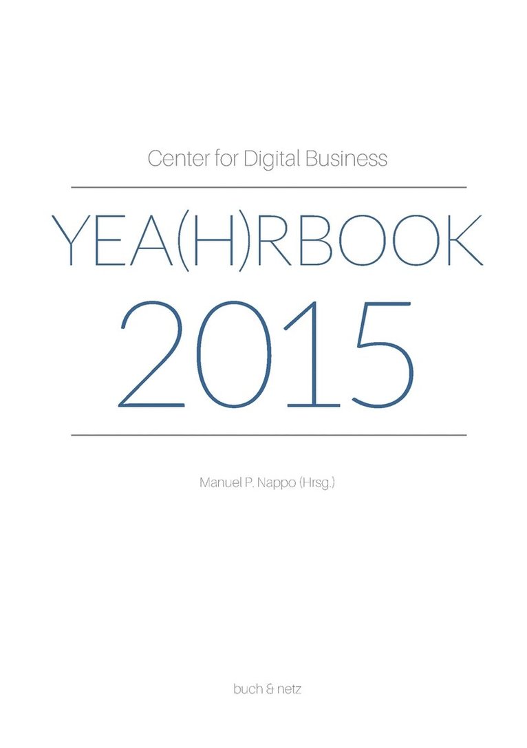 Center for Digital Business Yea(h)rbook 2015 1