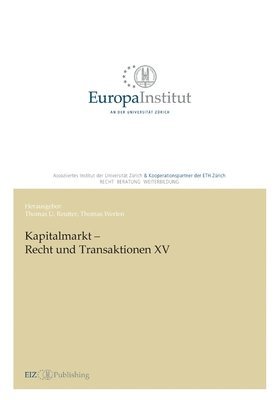 Thomas U. Reutter, Thomas U. Reutter - Kapitalmarkt - Recht und Transaktionen XV, Häftad