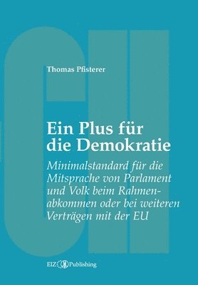 bokomslag Ein Plus für die Demokratie