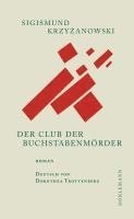 bokomslag Der Club der Buchstabenmörder