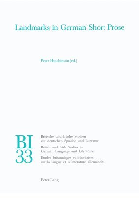 bokomslag Landmarks in German Short Prose