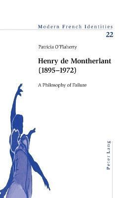 Henry De Montherlant (1895-1872) 1