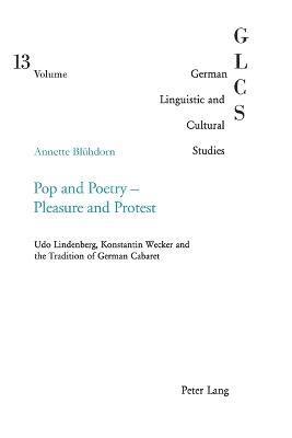 bokomslag Pop and Poetry - Pleasure and Protest