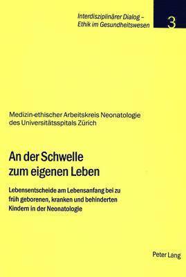 bokomslag Der Schwelle Zum Eigenen Leben