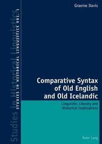 bokomslag Comparative Syntax of Old English and Old Icelandic