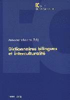 bokomslag Dictionnaires Bilingues Et Interculturalite