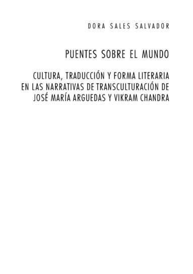 Dora Sales Salvador, Peter Fröhlicher, Georges Güntert - Puentes sobre el mundo, Häftad