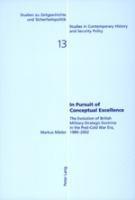 Markus Maeder, Markus Mäder, Andreas Wenger - In Pursuit of Conceptual Excellence, Häftad