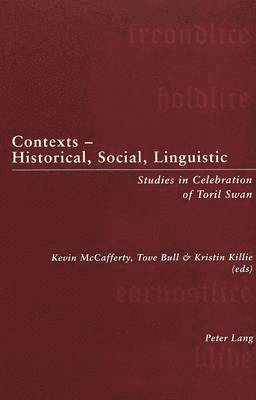 bokomslag Contexts - Historical, Social, Linguistic