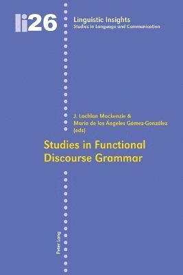 bokomslag Studies in Functional Discourse Grammar