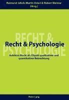 Recht Und Psychologie 1