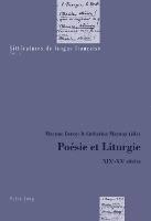 bokomslag Poesie Et Liturgie