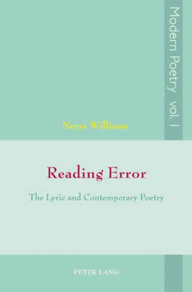 Nerys Williams - Reading Error, Häftad