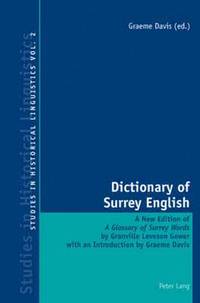 bokomslag Dictionary of Surrey English