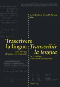 bokomslag Trascrivere La Lingua- Transcribir La Lengua