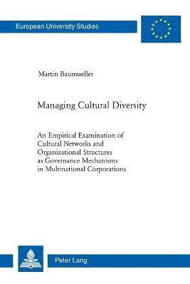 bokomslag Managing Cultural Diversity