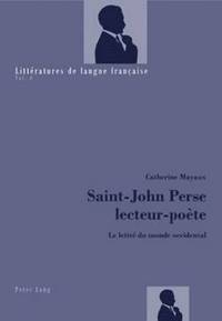 bokomslag Saint-John Perse Lecteur-Pote