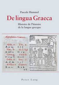 bokomslag de Lingua Graeca