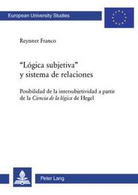 bokomslag 'Logica Subjetiva' Y Sistema de Relaciones