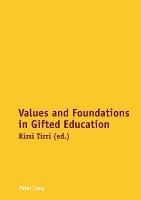 bokomslag Values and Foundations in Gifted Education