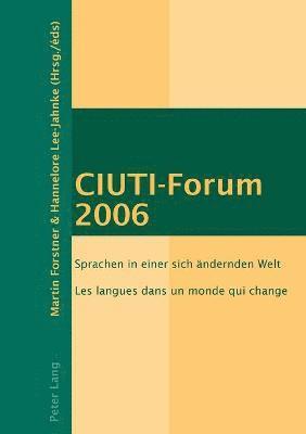 bokomslag CIUTI-Forum 2006