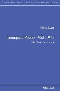 bokomslag Leningrad Poetry 19531975