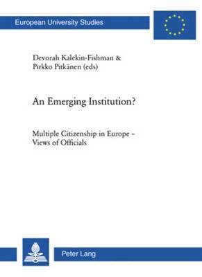 Devorah Kalekin-Fishman, Pirkko Pitkänen - Emerging Institution?, Häftad