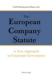 bokomslag The European Company Statute