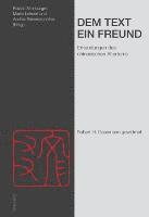 Roland Altenburger, Martin Lehnert, Andrea Riemenschnitter - Dem Text ein Freund, Inbunden
