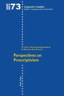 bokomslag Perspectives on Prescriptivism