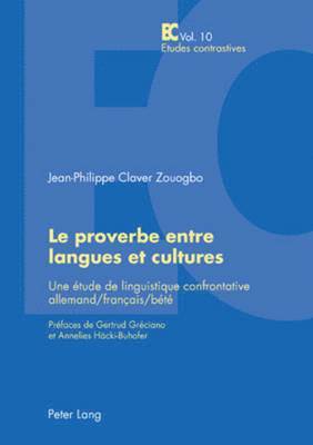 Le Proverbe Entre Langues Et Cultures 1