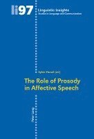 bokomslag Role of Prosody in Affective Speech