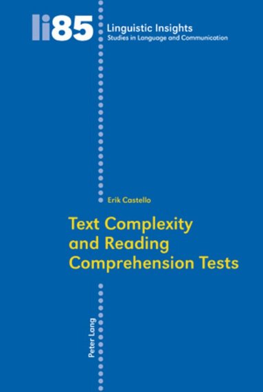 Erik Castello, Maurizio Gotti - Text Complexity and Reading Comprehension Tests, Häftad