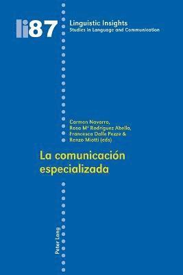 bokomslag comunicación especializada