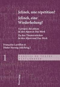 bokomslag Jelinek, Une Rptition ?- Jelinek, Eine Wiederholung?