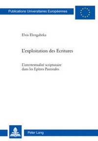 bokomslag L'Exploitation Des Ecritures