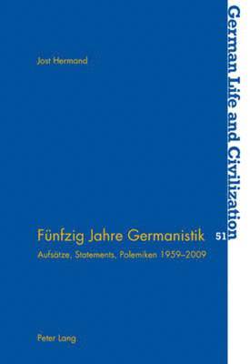 Fuenfzig Jahre Germanistik 1