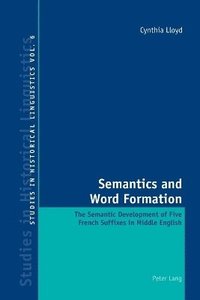 bokomslag Semantics and Word Formation